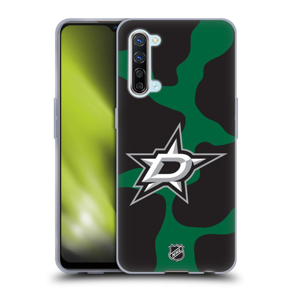 NHL Dallas Stars Cow Pattern Soft Gel Case for OPPO Find X2 Lite 5G