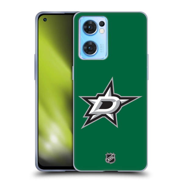 NHL Dallas Stars Plain Soft Gel Case for OPPO Reno7 5G / Find X5 Lite