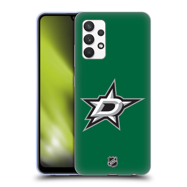 NHL Dallas Stars Plain Soft Gel Case for Samsung Galaxy A32 (2021)