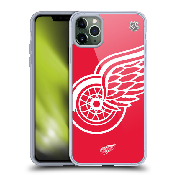 NHL Detroit Red Wings Oversized Soft Gel Case for Apple iPhone 11 Pro Max