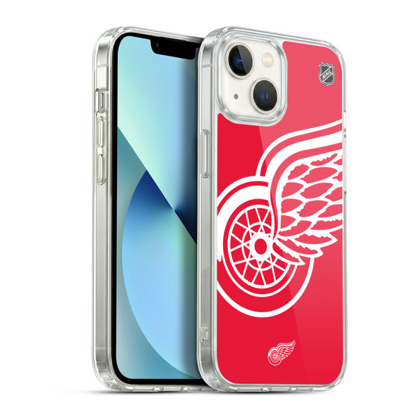 NHL Detroit Red Wings Oversized Soft Gel Case for Apple iPhone 13