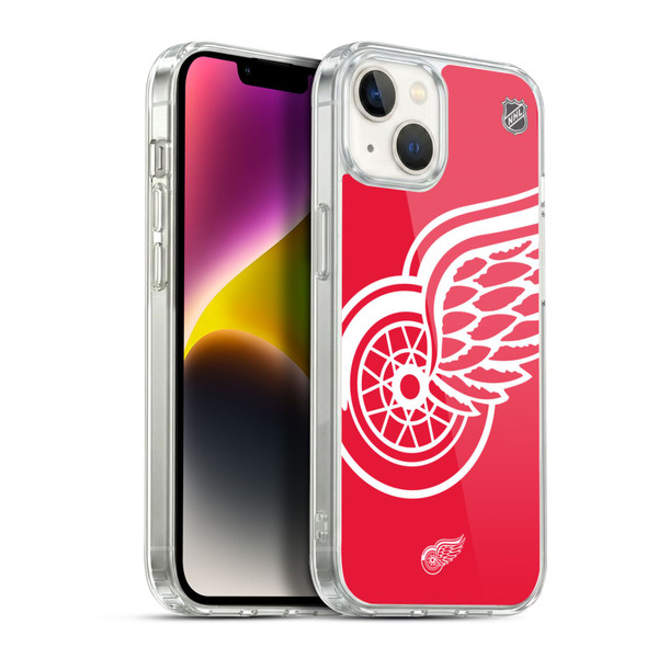 NHL Detroit Red Wings Oversized Soft Gel Case for Apple iPhone 14 Plus & MagSafe