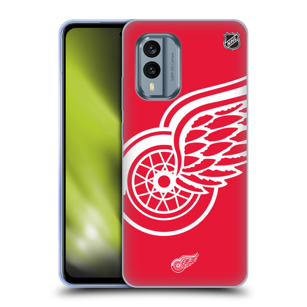 NHL Detroit Red Wings Oversized Soft Gel Case for Nokia X30
