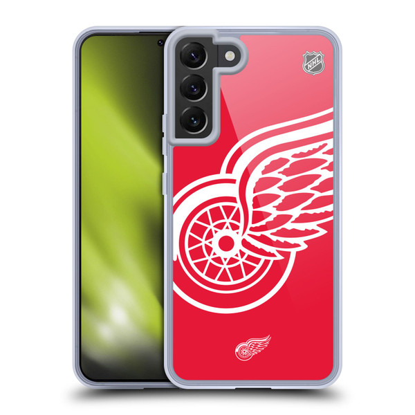 NHL Detroit Red Wings Oversized Soft Gel Case for Samsung Galaxy S22+ 5G