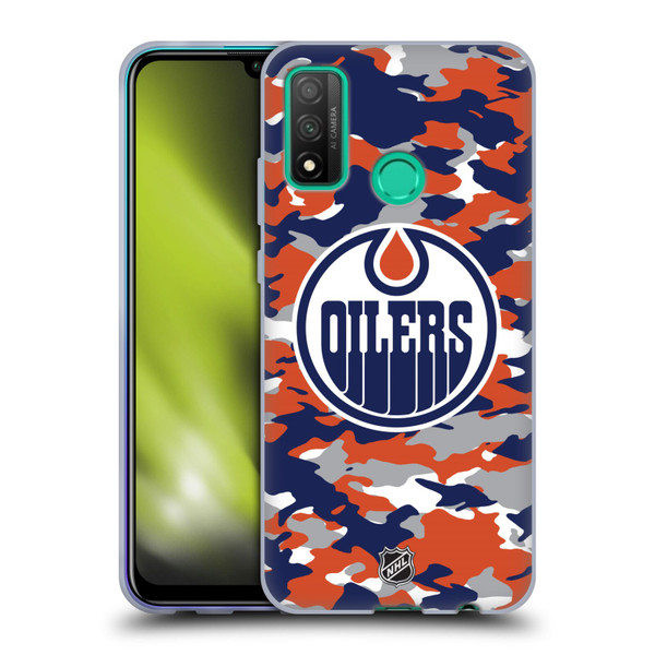 NHL Edmonton Oilers Camouflage Soft Gel Case for Huawei P Smart (2020)