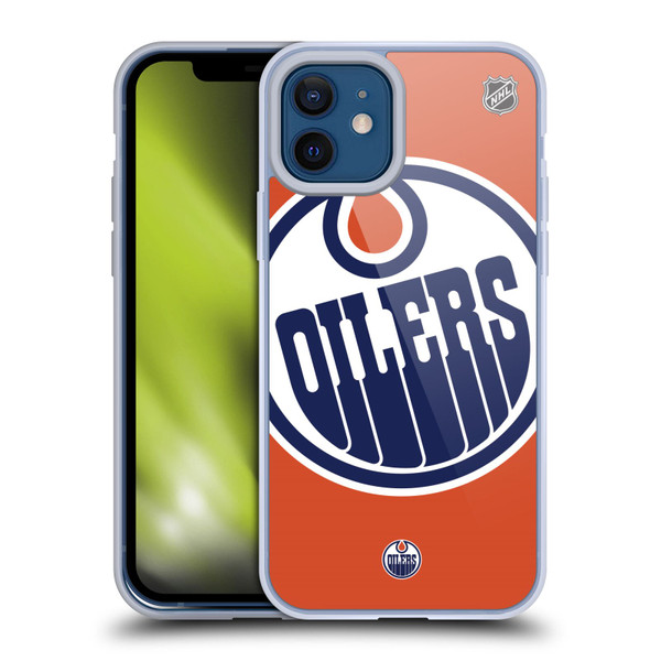 NHL Edmonton Oilers Oversized Soft Gel Case for Apple iPhone 12 / iPhone 12 Pro