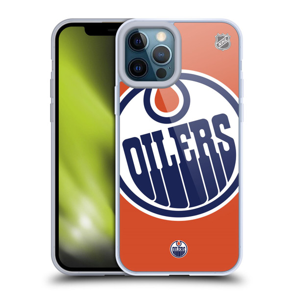 NHL Edmonton Oilers Oversized Soft Gel Case for Apple iPhone 12 Pro Max