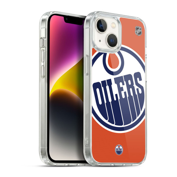 NHL Edmonton Oilers Oversized Soft Gel Case for Apple iPhone 14