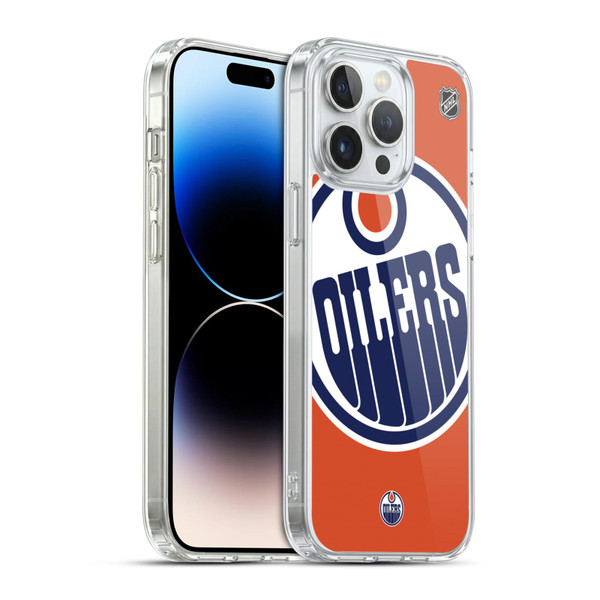 NHL Edmonton Oilers Oversized Soft Gel Case for Apple iPhone 14 Pro Max & MagSafe