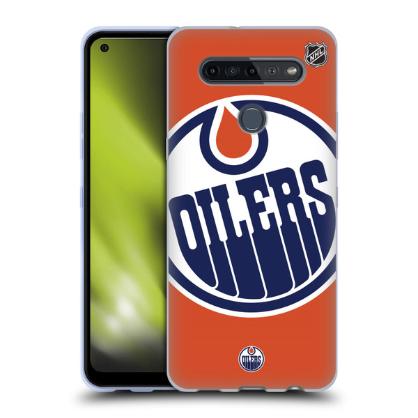 NHL Edmonton Oilers Oversized Soft Gel Case for LG K51S