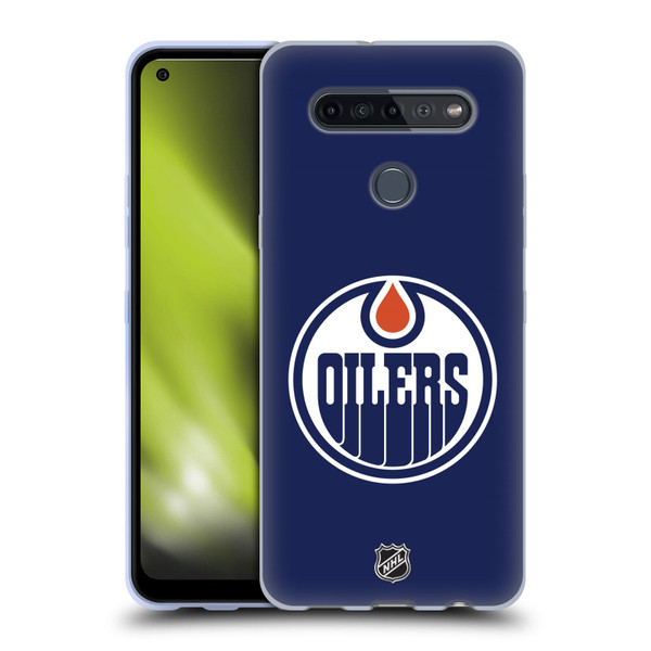NHL Edmonton Oilers Plain Soft Gel Case for LG K51S