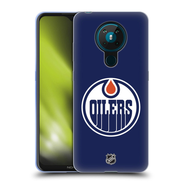 NHL Edmonton Oilers Plain Soft Gel Case for Nokia 5.3