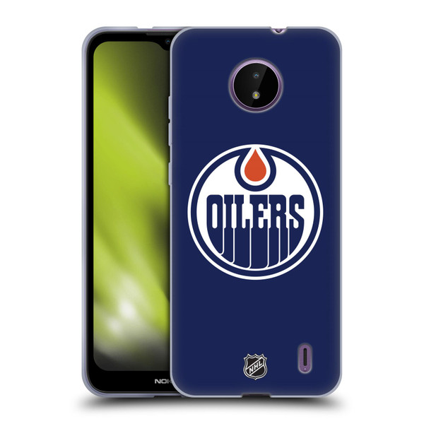 NHL Edmonton Oilers Plain Soft Gel Case for Nokia C10 / C20