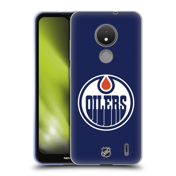 NHL Edmonton Oilers Plain Soft Gel Case for Nokia C21