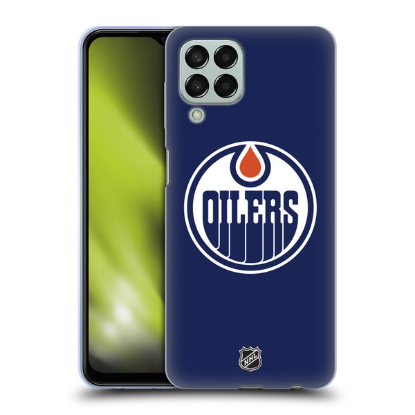 NHL Edmonton Oilers Plain Soft Gel Case for Samsung Galaxy M33 (2022)