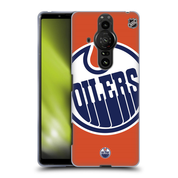NHL Edmonton Oilers Oversized Soft Gel Case for Sony Xperia Pro-I