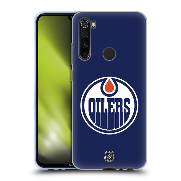 NHL Edmonton Oilers Plain Soft Gel Case for Xiaomi Redmi Note 8T