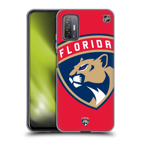 NHL Florida Panthers Oversized Soft Gel Case for HTC Desire 21 Pro 5G