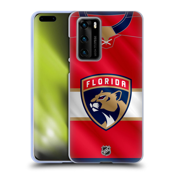 NHL Florida Panthers Jersey Soft Gel Case for Huawei P40 5G