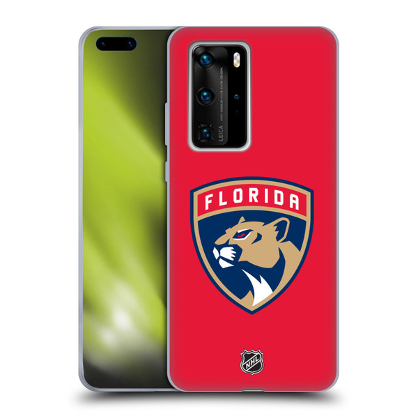 NHL Florida Panthers Plain Soft Gel Case for Huawei P40 Pro / P40 Pro Plus 5G