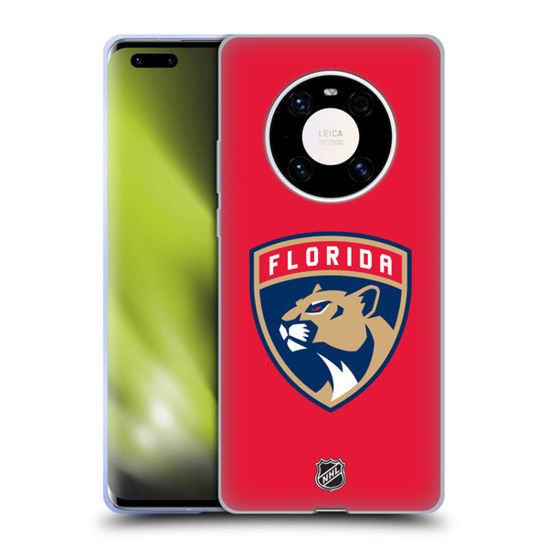 NHL Florida Panthers Plain Soft Gel Case for Huawei Mate 40 Pro 5G