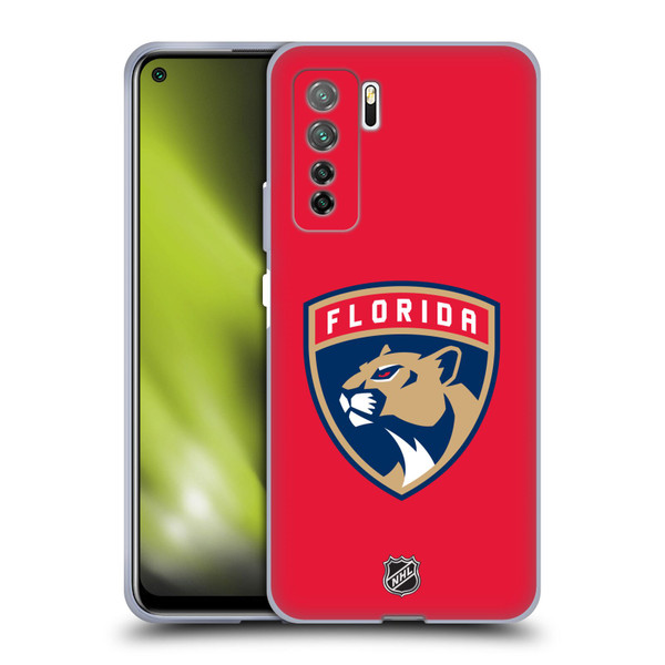 NHL Florida Panthers Plain Soft Gel Case for Huawei Nova 7 SE/P40 Lite 5G