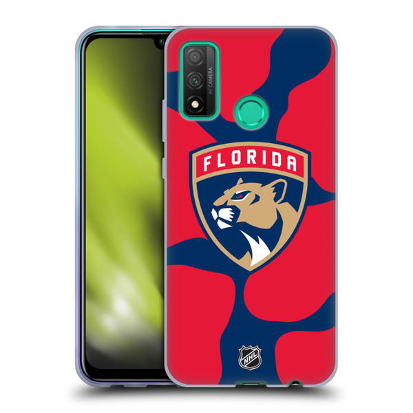 NHL Florida Panthers Cow Pattern Soft Gel Case for Huawei P Smart (2020)