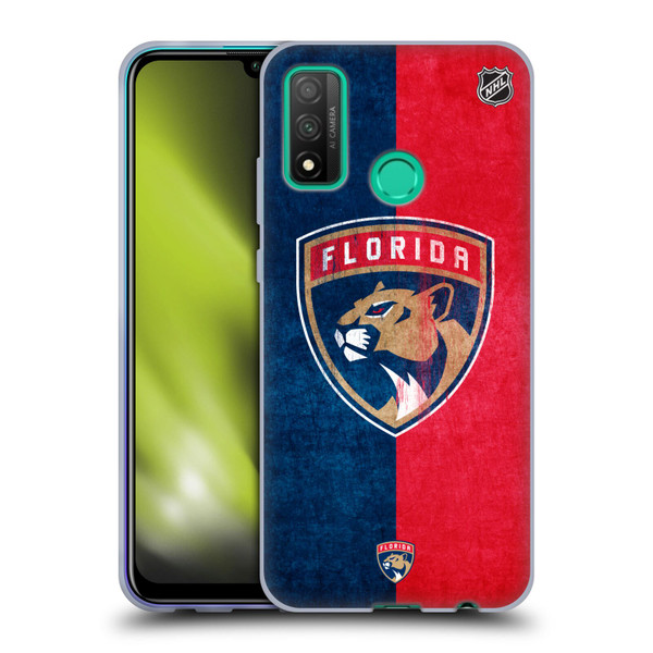 NHL Florida Panthers Half Distressed Soft Gel Case for Huawei P Smart (2020)