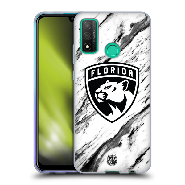 NHL Florida Panthers Marble Soft Gel Case for Huawei P Smart (2020)