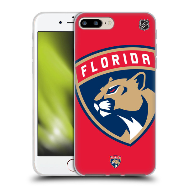 NHL Florida Panthers Oversized Soft Gel Case for Apple iPhone 7 Plus / iPhone 8 Plus