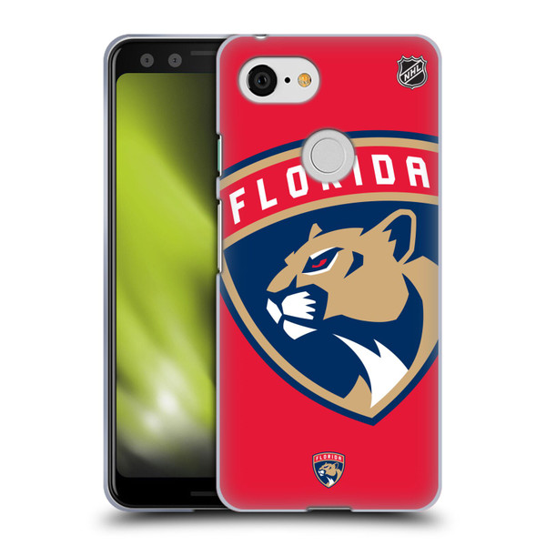 NHL Florida Panthers Oversized Soft Gel Case for Google Pixel 3