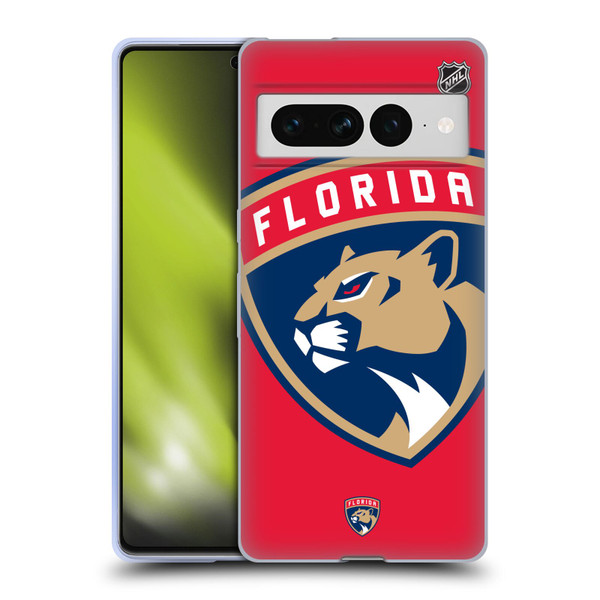 NHL Florida Panthers Oversized Soft Gel Case for Google Pixel 7 Pro