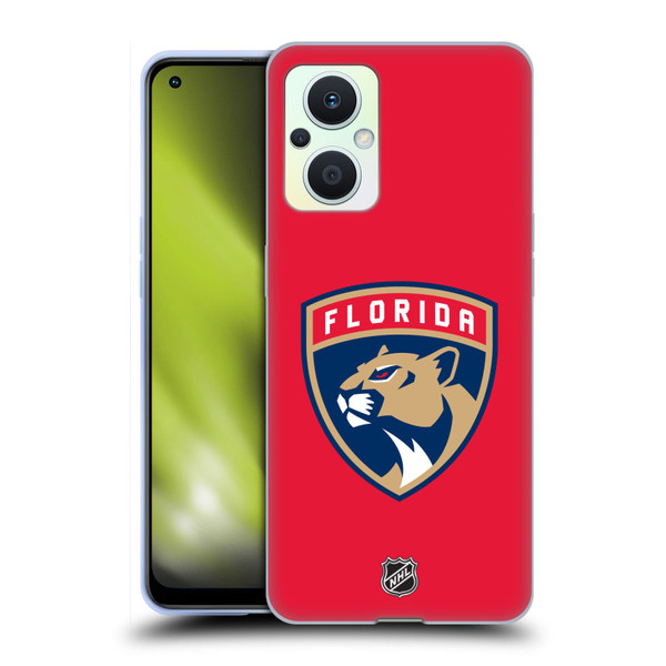 NHL Florida Panthers Plain Soft Gel Case for OPPO Reno8 Lite