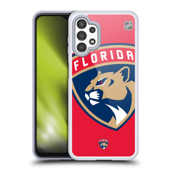 NHL Florida Panthers Oversized Soft Gel Case for Samsung Galaxy A13 (2022)