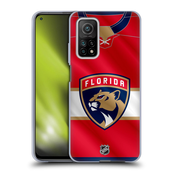 NHL Florida Panthers Jersey Soft Gel Case for Xiaomi Mi 10T 5G