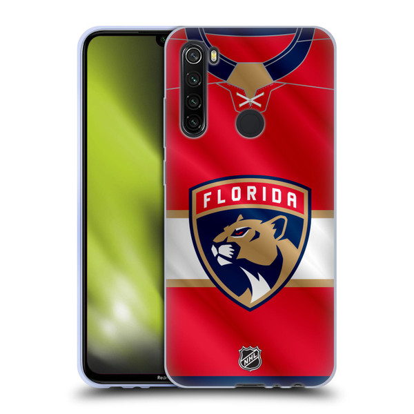 NHL Florida Panthers Jersey Soft Gel Case for Xiaomi Redmi Note 8T