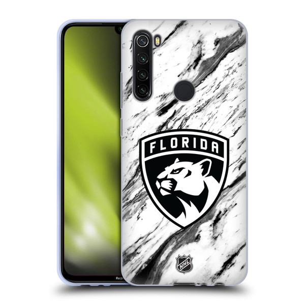 NHL Florida Panthers Marble Soft Gel Case for Xiaomi Redmi Note 8T