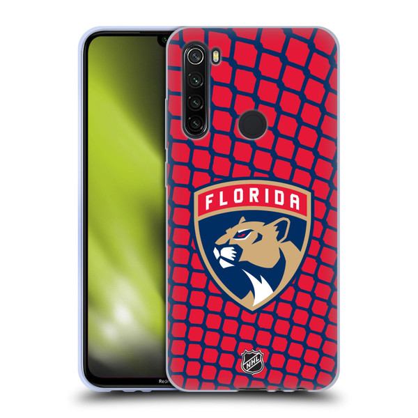 NHL Florida Panthers Net Pattern Soft Gel Case for Xiaomi Redmi Note 8T