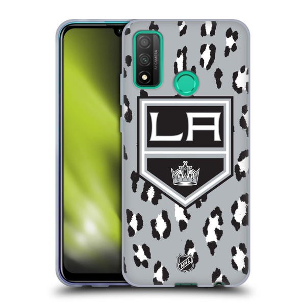 NHL Los Angeles Kings Leopard Patten Soft Gel Case for Huawei P Smart (2020)