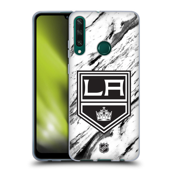 NHL Los Angeles Kings Marble Soft Gel Case for Huawei Y6p