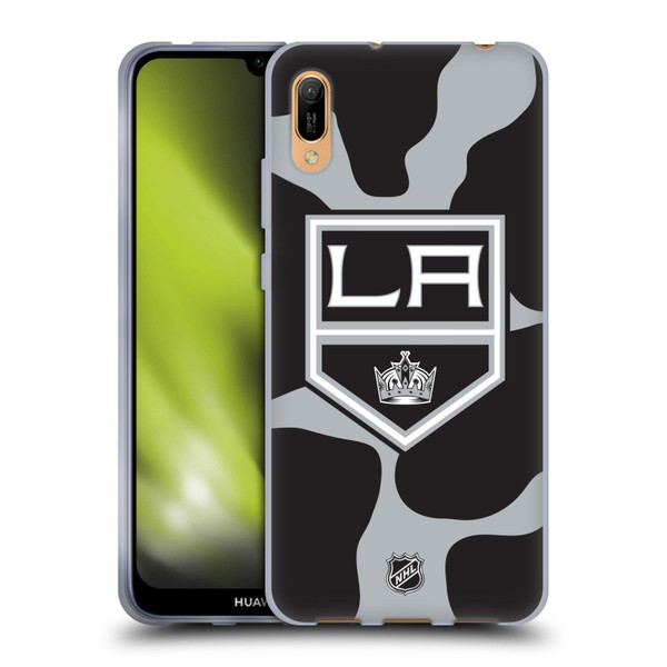 NHL Los Angeles Kings Cow Pattern Soft Gel Case for Huawei Y6 Pro (2019)