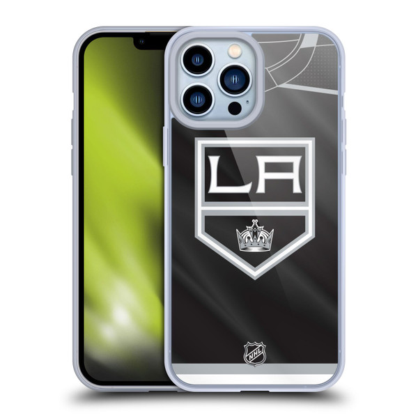 NHL Los Angeles Kings Jersey Soft Gel Case for Apple iPhone 13 Pro Max