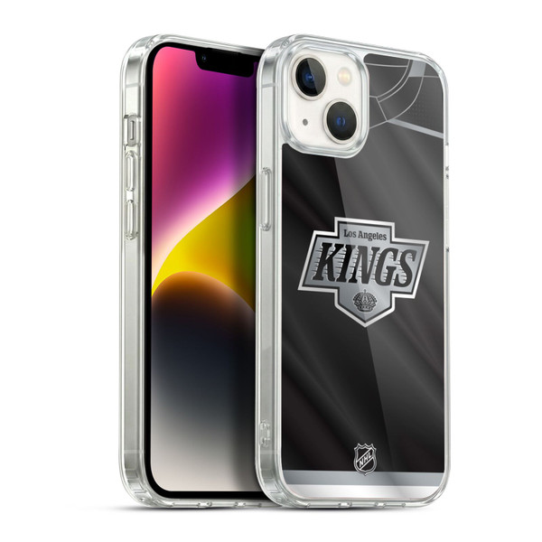 NHL Los Angeles Kings Jersey Soft Gel Case for Apple iPhone 14 Plus