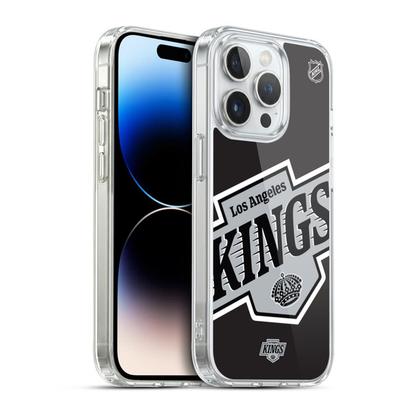 NHL Los Angeles Kings Oversized Soft Gel Case for Apple iPhone 14 Pro