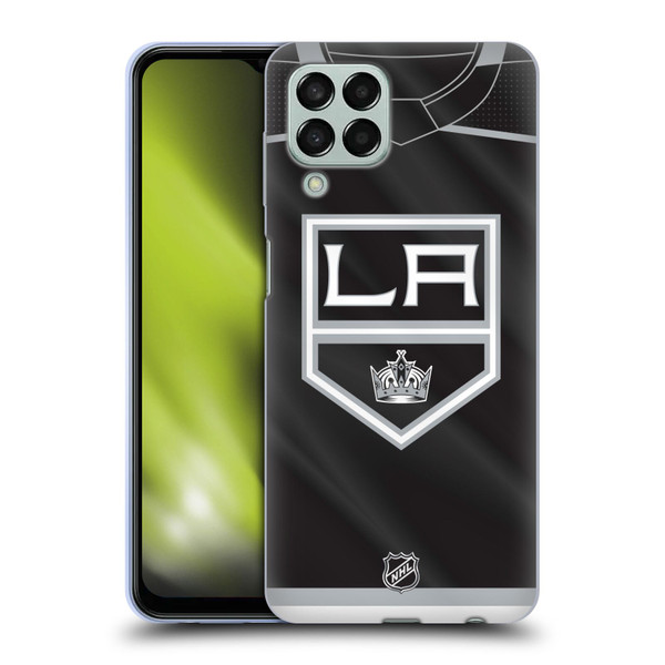 NHL Los Angeles Kings Jersey Soft Gel Case for Samsung Galaxy M33 (2022)