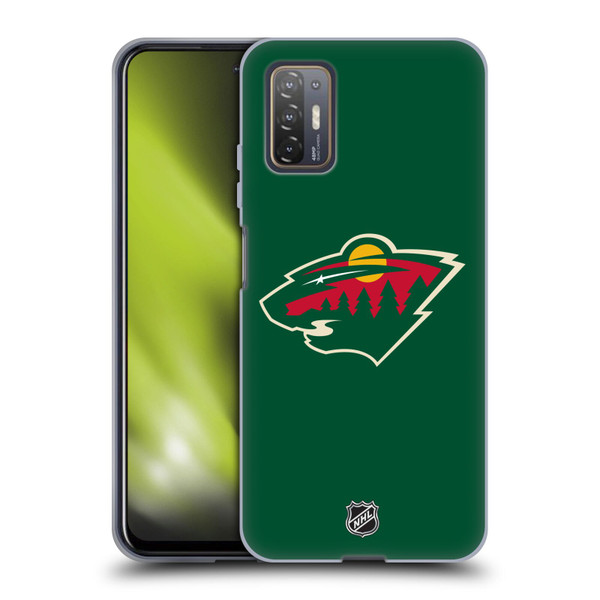 NHL Minnesota Wild Plain Soft Gel Case for HTC Desire 21 Pro 5G