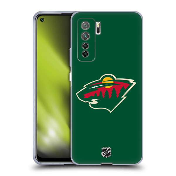 NHL Minnesota Wild Plain Soft Gel Case for Huawei Nova 7 SE/P40 Lite 5G