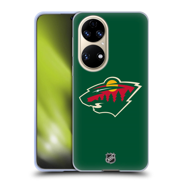 NHL Minnesota Wild Plain Soft Gel Case for Huawei P50