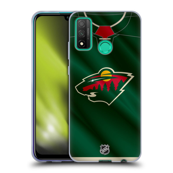 NHL Minnesota Wild Jersey Soft Gel Case for Huawei P Smart (2020)