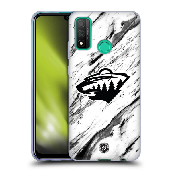 NHL Minnesota Wild Marble Soft Gel Case for Huawei P Smart (2020)